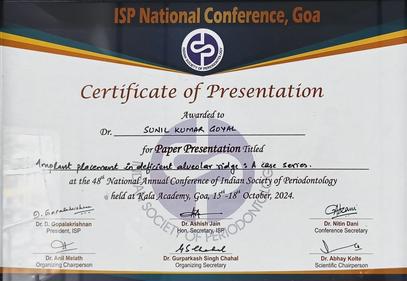 certificates 3 - KAPSULES Dental Clinic Ravet