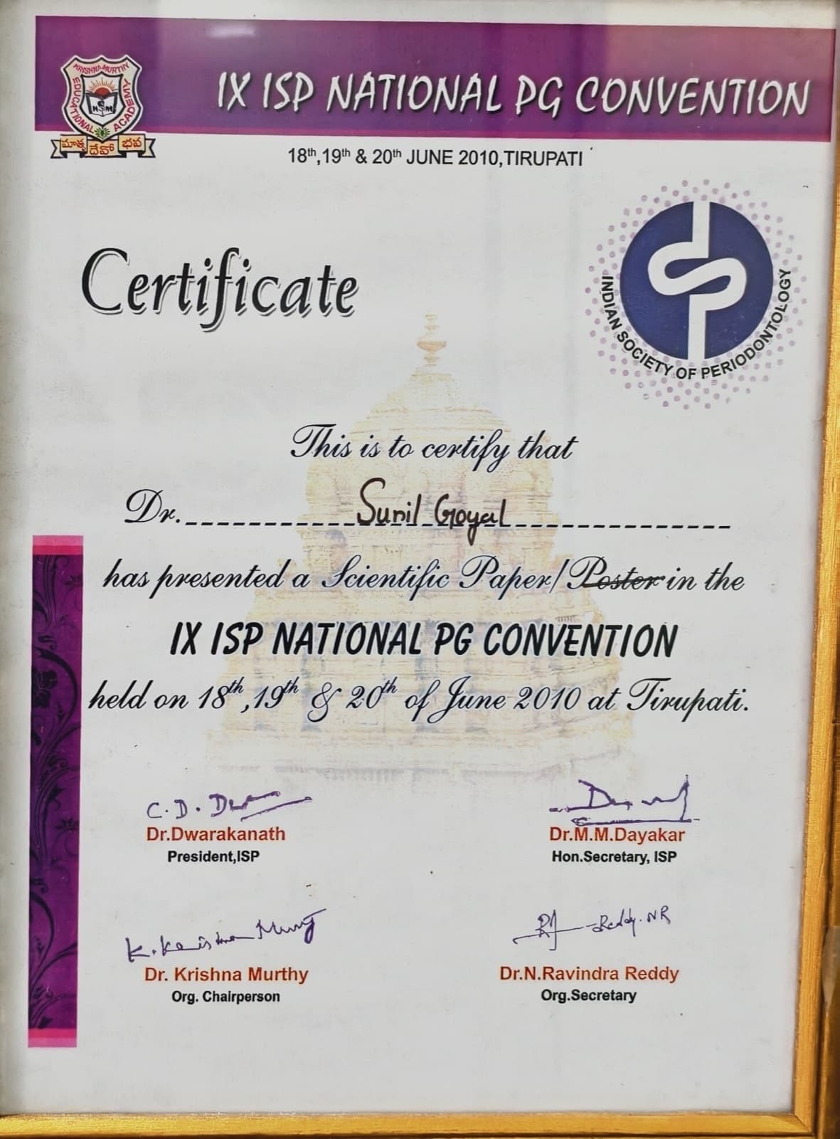 certificates 12 - KAPSULES Dental Clinic Ravet