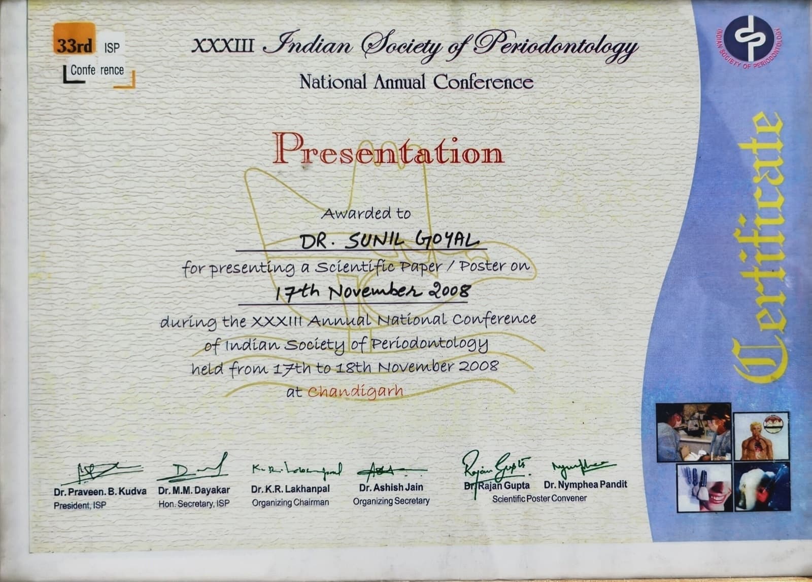 certificates 14 - KAPSULES Dental Clinic Ravet