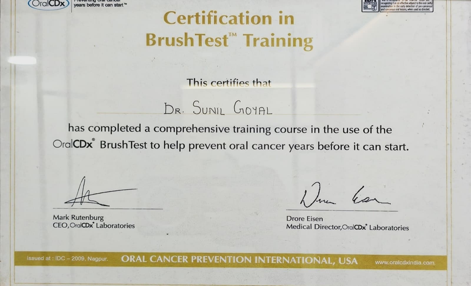 certificates 17 - KAPSULES Dental Clinic Ravet