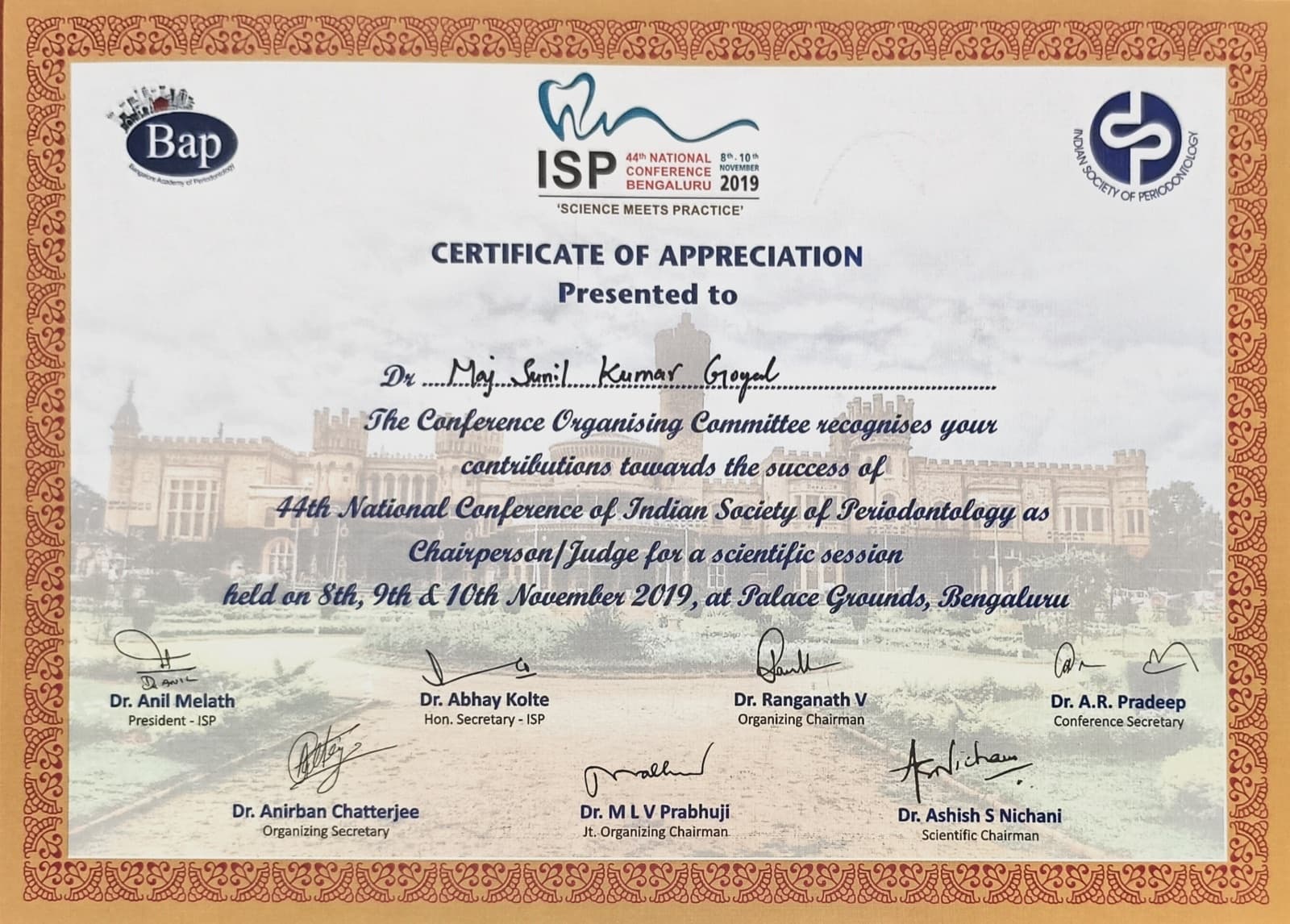 certificates 23 - KAPSULES Dental Clinic Ravet