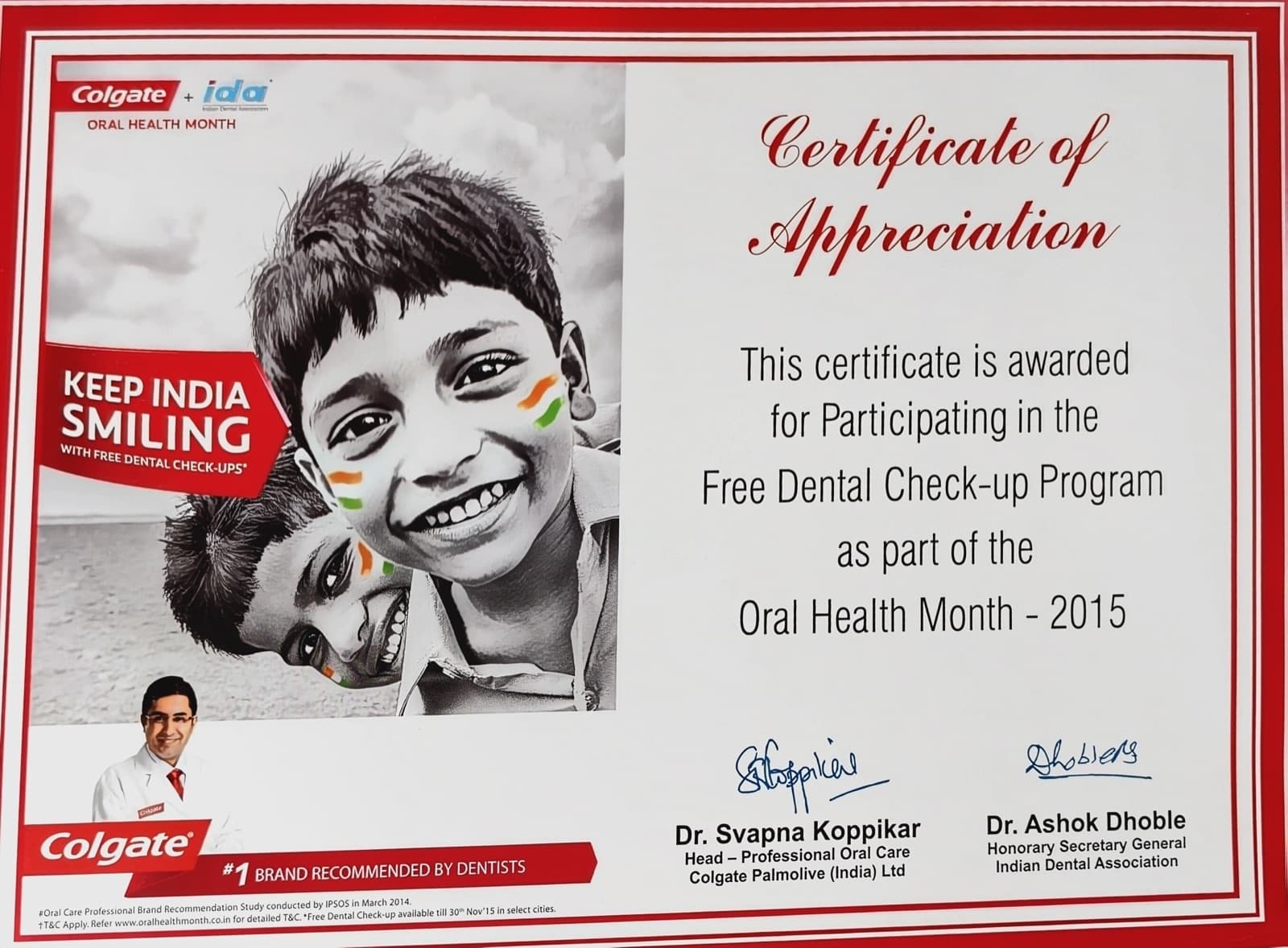 certificates 29 - KAPSULES Dental Clinic Ravet