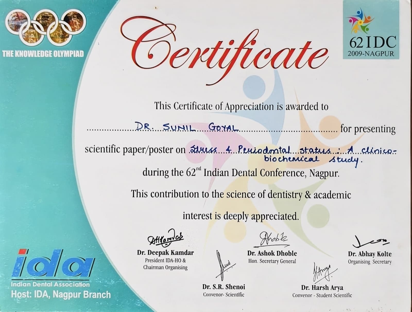 certificates 33 - KAPSULES Dental Clinic Ravet