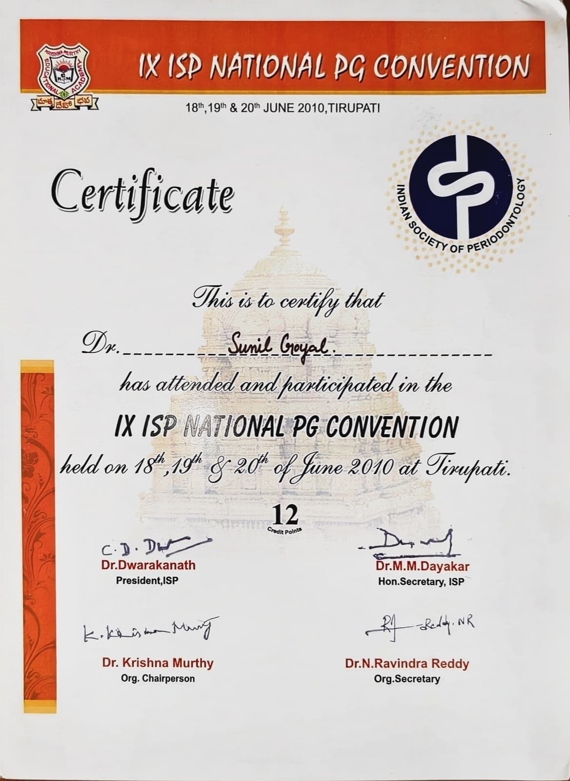certificates 35 - KAPSULES Dental Clinic Ravet