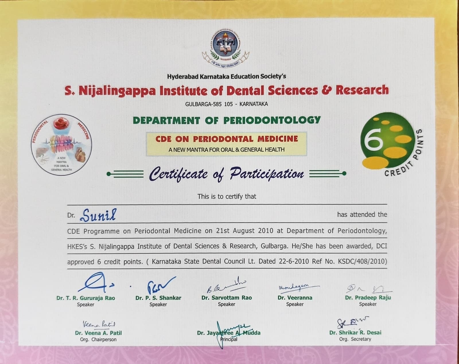 certificates 43 - KAPSULES Dental Clinic Ravet